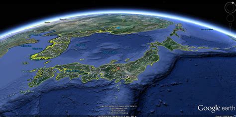 japan map google earth